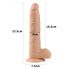 Lovetoy Real Extreme - prísavný dildo - 24cm