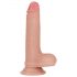 Lovetoy Nature Cock - realistický dvojvrstvový dildo - 18cm (natur)