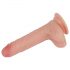 Lovetoy Nature Cock - realistický dvojvrstvový dildo - 18cm (natur)