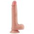 Lovetoy Nature Cock - Dvojvrstvový realistický dildó 20cm (prírodný)