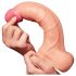 Lovetoy Nature Cock - realistický dvojvrstvový dildo - 25 cm (naturálny)