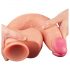 Lovetoy Prírodný penis - realistický dvojvrstvový dildo - 30cm (naturálny)