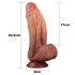 Lovetoy - dvojvrstvové realistické dildo - 26cm (naturálny)