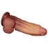 Lovetoy - dvojvrstvové realistické dildo - 26cm (naturálny)