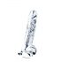 Lovetoy Flawless Clear - prísavný, priehľadný dildó - 19 cm