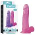 Lovetoy Jelly Studs - prísavkový dildo - 20 cm (ružový)