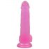 Lovetoy Jelly Studs - prísavkový dildo - 20 cm (ružový)