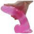 Lovetoy Jelly Studs - prísavkový dildo - 20 cm (ružový)