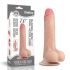 Lovetoy Sliding-Skin - dvojvrstvový dildo - 18 cm (prírodná farba)