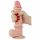 Lovetoy Sliding-Skin - dvojvrstvové dildo - 21cm (prírodné)