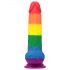 Lovetoy Prider - realistický dúhový dildo 20cm