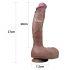 Lovetoy Nature Cock - dvojvrstvový realistický dildo - 26cm (prírodný)