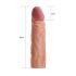 Lovetoy Pleasure X-tender - penisový návlek - 19 cm (prírodný)