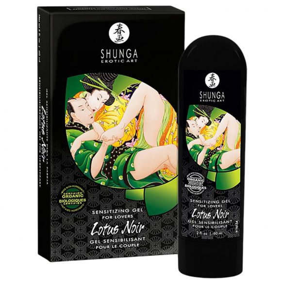 Shunga Tmavý Lotos - unisex stimulačný gél (60ml)