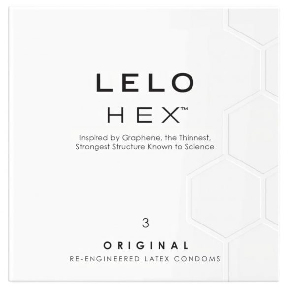 LELO Hex Original - luxusný kondóm (3ks)