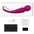 LELO Smart Wand 2 - veľký fialový akumulátorový masážny vibrátor