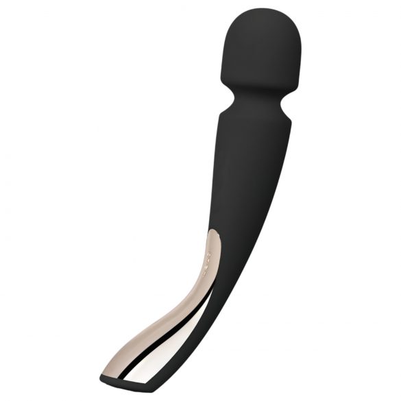 LELO Smart Wand 2 - stredná - nabíjací masážny vibrátor (čierny)