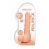 RealRock Dong 9 - realistické dildo s penisom (23 cm) - prírodné