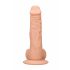 RealRock Dong 9 - realistické dildo s penisom (23 cm) - prírodné