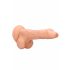 RealRock Dong 9 - realistické dildo s penisom (23 cm) - prírodné