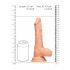 RealRock Dong 9 - realistické dildo s penisom (23 cm) - prírodné