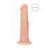 RealRock Dong 7 - prirodzený dildó (17 cm) - naturálny