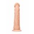 RealRock Dong 7 - prirodzený dildó (17 cm) - naturálny