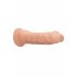 RealRock Dong 7 - prirodzený dildó (17 cm) - naturálny