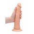 RealRock Dong 9 - realistický dildo (23cm) - prírodná farba