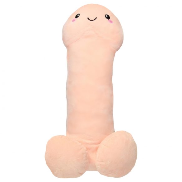 Maznavý plyšový penis - 100 cm (prírodný)