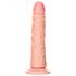 RealRock Slim: realistický dildo - 15,5 cm (prírodný)