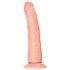 RealRock Slim: realistický dildo - 15,5 cm (prírodný)