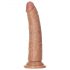 RealRock Slim - realistický dildo 15,5cm (tmavo prírodný)