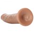 RealRock Slim - realistický dildo 15,5cm (tmavo prírodný)