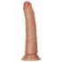 RealRock Slim - realistický dildo 15,5cm (tmavo prírodný)