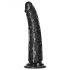 RealRock Slim realistický dildo - 15,5 cm (čierny)