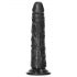 RealRock Slim realistický dildo - 15,5 cm (čierny)