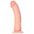 RealRock - prirodzený dildo s prísavkou 15,5cm (naturálny)