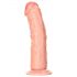 RealRock - prirodzený dildo s prísavkou 15,5cm (naturálny)