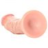 RealRock - prirodzený dildo s prísavkou 15,5cm (naturálny)