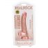 RealRock - realistický prísavný dildo 15,5 cm (prírodný)