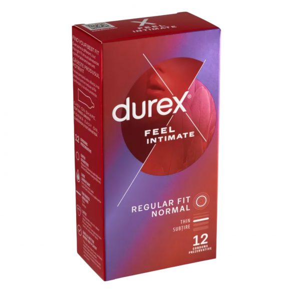 Durex Feel Intimate - tenká stena kondóm (12 ks)