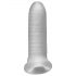 Fat Boy Micro Ribbed - návlek na penis (15 cm) - mliečne biely