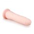 Easytoys - silikónové dildo s prísavkou 21cm - prirodzené