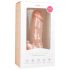 Easytoys - prísavkový dildó s semenníkmi (17,5 cm) - prírodný