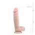 Easytoys - prísavným vajcom dildó (22,5 cm) - prírodný vzhľad