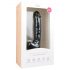 Easytoys - čierne dildo s prísavkou a guľkami (22,5 cm)