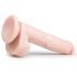 Easytoys - veľký dildó s prísavkou a semenníkmi (26,5 cm) - prirodzený