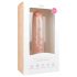 Easytoys - extra veľké dildó s prísavkou (28,5 cm) - prírodné