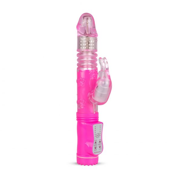 Easytoys Bunny - pulzujúci vibrátor (ružový)